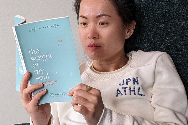 Picture of my book, The Weight of My Soul